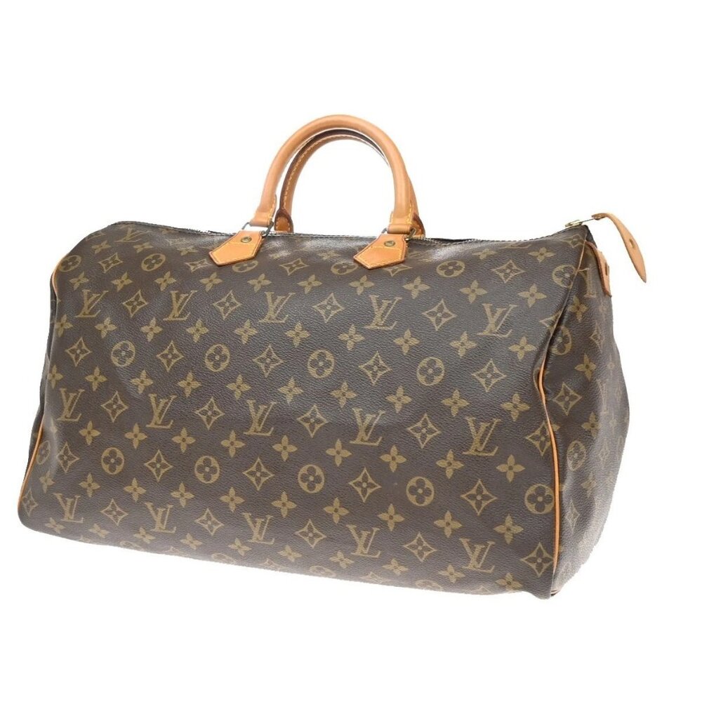 LOUIS VUITTON Speedy 40 Travel Hand Bag Monogram Leather Brown M41522 94EG109